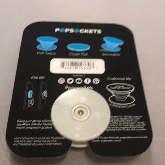 PopSockets Giraffe PopSocket Blue One Size - Picture 4 of 4